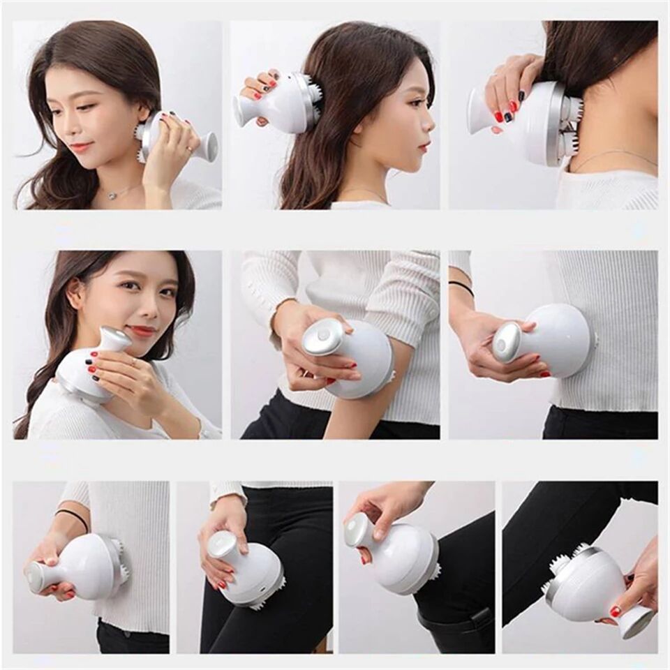 Electric Silicone Head Massager